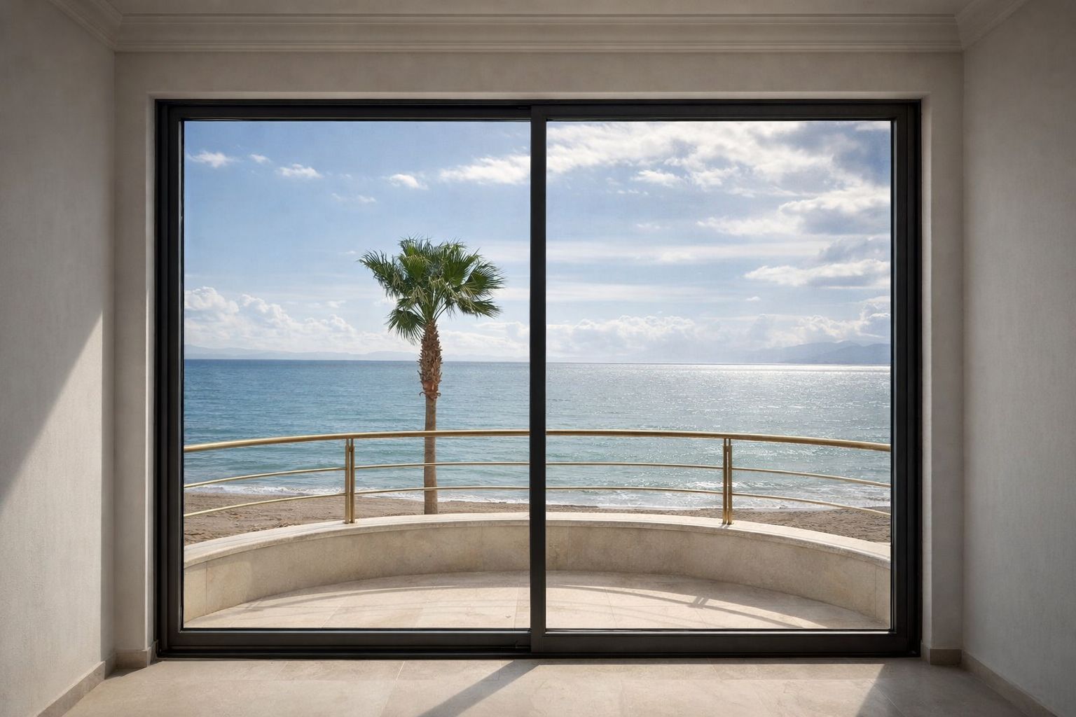 Balcony with sea view